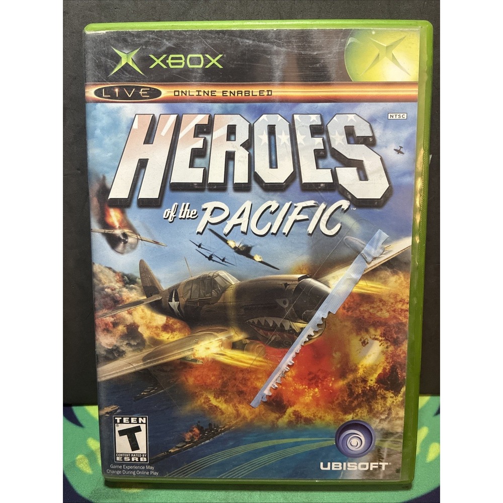 Heroes of the Pacific Microsoft Xbox, 2005 CIB Complete w Manual - Tested